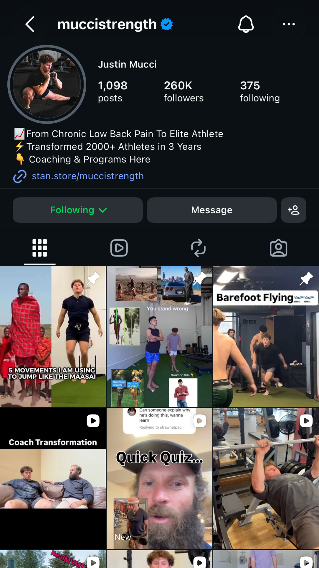 @muccistrength — 250k+ followers